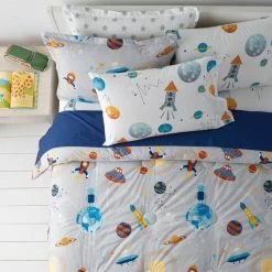 Coupon π― Company Kids Space Organic 4-Piece Gray Multicolored Cotton Percale Full Sheet Set by Company Kids by The Company Store π 12 Coupon π― Company Kids Space Organic 4-Piece Gray Multicolored Cotton Percale Full Sheet Set by Company Kids by The Company Store π -Allied Home Shop company kids by the company store sheet sets 35046l f gray multi 40 1000