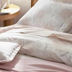 Promo 🧨 Company Kids Flower Burst Pink Multi Organic Cotton Percale Full Sheet Set by Company Kids by The Company Store 🔔 -Allied Home Shop company kids by the company store sheet sets 38274l f pink multi a0 1000