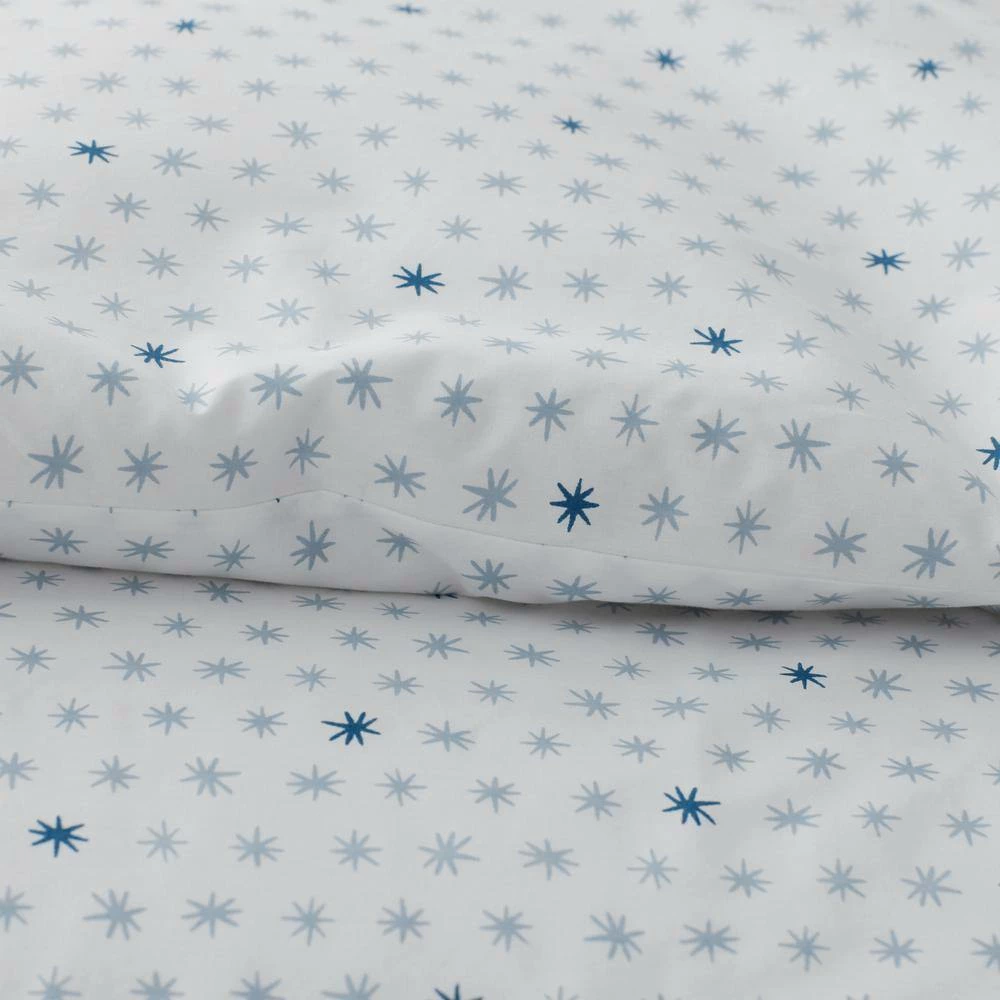 Cheapest ⌛ Company Kids Ditsy Stars Blue Organic Cotton Percale Toddler Sheet Set by Company Kids by The Company Store ✨ 8 Cheapest ⌛ Company Kids Ditsy Stars Blue Organic Cotton Percale Toddler Sheet Set by Company Kids by The Company Store ✨ - Image 6