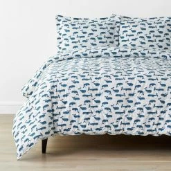 Coupon π Company Kids Whale School Blue Multi Organic Cotton Percale Full/Queen Comforter Set by Company Kids by The Company Store π€©