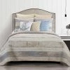 Wholesale 😉 Bleached Boardwalk 2-Piece Beige Cotton Twin Quilt Set by DONNA SHARP 🧨 -Allied Home Shop donna sharp bedding sets 60044 64 1000