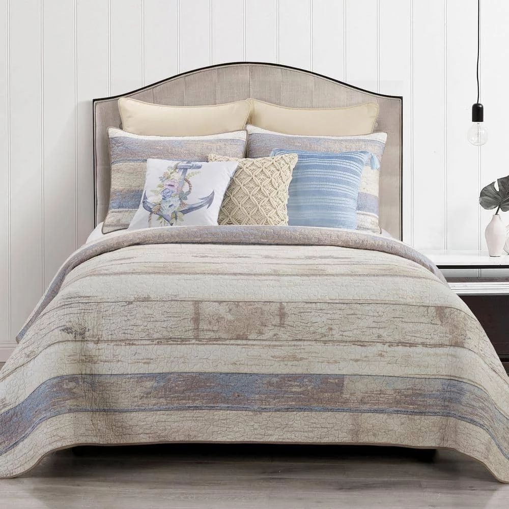 Wholesale π Bleached Boardwalk 2-Piece Beige Cotton Twin Quilt Set by DONNA SHARP 𧨠3 Wholesale π Bleached Boardwalk 2-Piece Beige Cotton Twin Quilt Set by DONNA SHARP π§¨