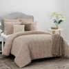 Coupon 🤩 Leon 3-Piece Blush Cotton Queen Comforter Set by DONNA SHARP 🎉 -Allied Home Shop donna sharp bedding sets y00420 64 1000