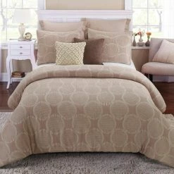 Cheap 🧨 Leon 3-Piece Blush Cotton King Comforter Set by DONNA SHARP 🔔 -Allied Home Shop donna sharp bedding sets y00421 c3 1000