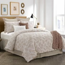 Deals 🔔 Almaria 3-Piece Blush Cotton King Comforter Set by DONNA SHARP 🥰