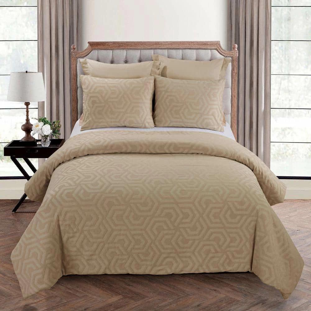 Top 10 ✔️ Seville 3-Piece Sand Cotton Queen Comforter Set by DONNA SHARP ❤️ 4 Top 10 ✔️ Seville 3-Piece Sand Cotton Queen Comforter Set by DONNA SHARP ❤️ - Image 2