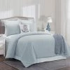 Best Sale ⌛ 3-Piece Seville Blue Cotton King Comforter Set by DONNA SHARP 🎉 -Allied Home Shop donna sharp bedding sets y00717 64 1000