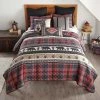 Hot Sale 💯 Canoe Trip 3-Piece Multicolor King Polyester Coverlet Set by DONNA SHARP 🔥 -Allied Home Shop donna sharp bedding sets y20187 64 1000