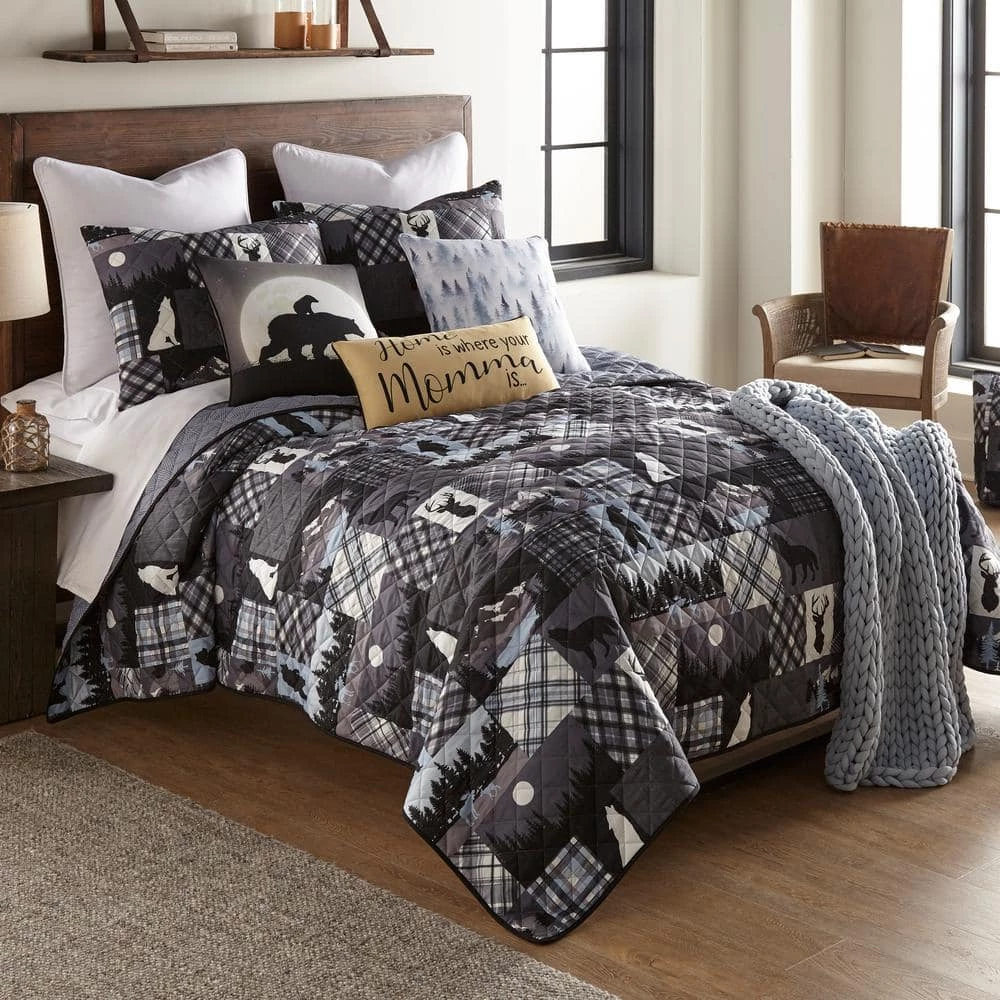 Promo β Nightly Walk 3-Piece Multicolor King Polyester Coverlet Set by DONNA SHARP π 4 Promo β Nightly Walk 3-Piece Multicolor King Polyester Coverlet Set by DONNA SHARP π - Image 2