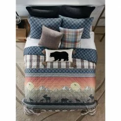 Flash Sale 🎁 Morning Path 2-Piece Multi-Color Twin Polyester Quilt Set by DONNA SHARP 😉 -Allied Home Shop donna sharp bedding sets y20224 4f 1000