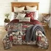 Top 10 😍 The Great Outdoors 3-Piece Multi-Color Queen Polyester Quilt Set by DONNA SHARP 🥰