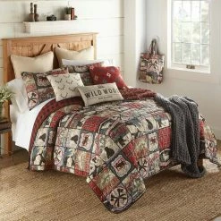 Top 10 π The Great Outdoors 3-Piece Multi-Color Queen Polyester Quilt Set by DONNA SHARP π₯° 10 Top 10 π The Great Outdoors 3-Piece Multi-Color Queen Polyester Quilt Set by DONNA SHARP π₯° -Allied Home Shop donna sharp bedding sets y20246 c3 1000