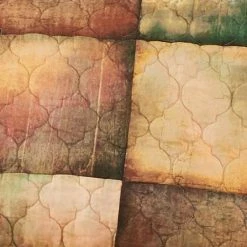 Discount 😀 Wood Patch 3-Piece Brown Cotton King Quilt Set by DONNA SHARP ❤️ -Allied Home Shop donna sharp bedding sets z54407 4f 1000