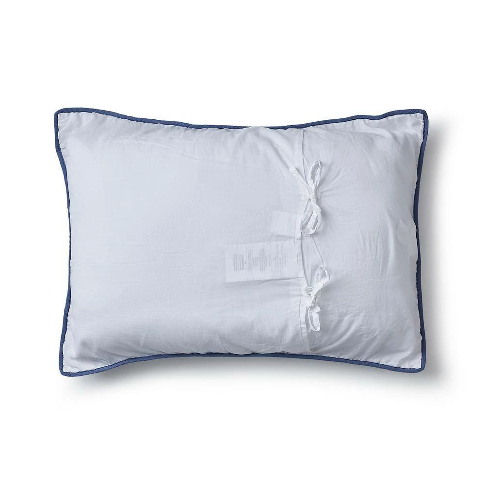 Outlet ⭐ Yacht Club White Cotton Standard Sham by DONNA SHARP ⌛ 4 Outlet ⭐ Yacht Club White Cotton Standard Sham by DONNA SHARP ⌛ - Image 2