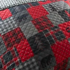 Outlet π Red Forest 3-Piece Graphic King Microfiber Quilt Set by DONNA SHARP π 9 Outlet π Red Forest 3-Piece Graphic King Microfiber Quilt Set by DONNA SHARP π -Allied Home Shop donna sharp quilts y20017 4f 1000