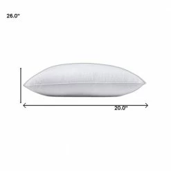 Promo 😉 Victoria Medium Down Alternative Standard Pillow (Set of 2) by HomeRoots 🌟 -Allied Home Shop homeroots bed pillows 2000387818 c3 1000