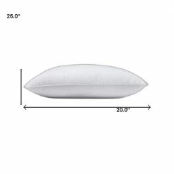 Cheapest π Victoria Firm Down Alternative Standard Pillow (Set of 2) by HomeRoots 𧨠8 Cheapest π Victoria Firm Down Alternative Standard Pillow (Set of 2) by HomeRoots 𧨠-Allied Home Shop homeroots bed pillows 2000387821 c3 1000