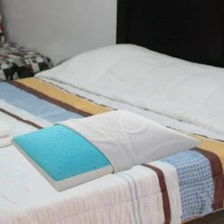 Flash Sale 💯 Caroline Cool Gel Memory Foam Queen Size Bed Pillow by HomeRoots 🔥 -Allied Home Shop homeroots bed pillows 248069 31 1000