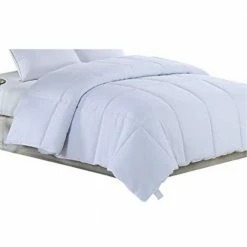 Cheap ✔️ Caroline White Solid Color Twin Bedding Material Comforter Only by HomeRoots 😀