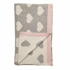 Brand new 🎁 Jordan Light Grey Geometric Cotton Baby Blanket by HomeRoots ⭐ -Allied Home Shop homeroots crib bedding 2000383156 31 1000