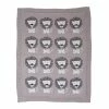 Promo 👏 Jordan Light Grey Animal Cotton Baby Blanket by HomeRoots 👏 -Allied Home Shop homeroots crib bedding 2000383158 64 1000