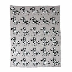 Flash Sale ⌛ Jordan Grey Animal Cotton Baby Blanket by HomeRoots ⭐