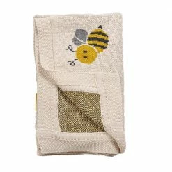 Best Pirce 🧨 Jordan Ivory Animal Cotton Baby Blanket by HomeRoots 😉 -Allied Home Shop homeroots crib bedding 2000383162 31 1000