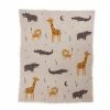 Wholesale ✔️ Jordan Light Grey Animal Cotton Baby Blanket by HomeRoots ✔️ -Allied Home Shop homeroots crib bedding 2000383164 64 1000