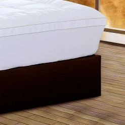 Promo π 17" Square Quilted Accent Queen Piping Mattress Pad With Fitted Cover by HomeRoots π 11 Promo π 17" Square Quilted Accent Queen Piping Mattress Pad With Fitted Cover by HomeRoots π -Allied Home Shop homeroots mattress covers protectors 303540 44 1000
