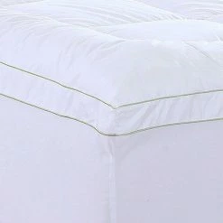 Promo π 17" Square Quilted Accent Queen Piping Mattress Pad With Fitted Cover by HomeRoots π 9 Promo π 17" Square Quilted Accent Queen Piping Mattress Pad With Fitted Cover by HomeRoots π -Allied Home Shop homeroots mattress covers protectors 303540 4f 1000