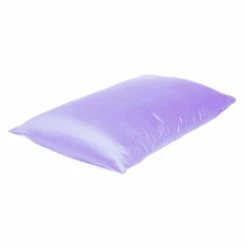 Wholesale 🤩 Amelia Purple Solid Color Satin King Pillowcases (Set of 2) by HomeRoots 👍 -Allied Home Shop homeroots pillowcases 2000387837 1f 1000