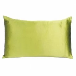 Flash Sale π Amelia Lemongrass Solid Color Satin King Pillowcases (Set of 2) by HomeRoots π 9 Flash Sale π Amelia Lemongrass Solid Color Satin King Pillowcases (Set of 2) by HomeRoots π -Allied Home Shop homeroots pillowcases 2000387842 4f 1000