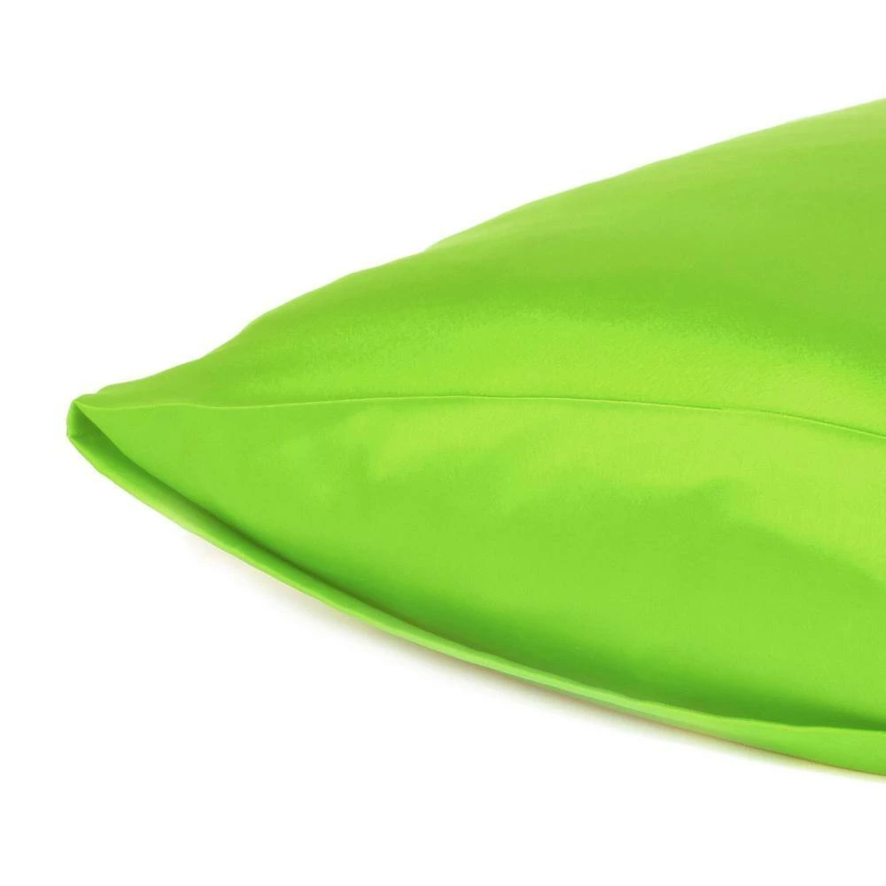 Brand new π Amelia Bright Green Solid Color Satin King Pillowcases (Set of 2) by HomeRoots π 7 Brand new π Amelia Bright Green Solid Color Satin King Pillowcases (Set of 2) by HomeRoots π - Image 5