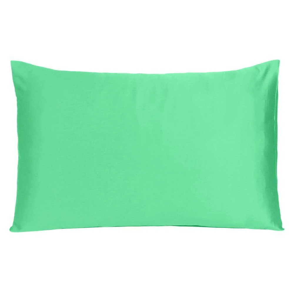 Brand new π Amelia Green Solid Color Satin King Pillowcases (Set of 2) by HomeRoots π₯ 5 Brand new π Amelia Green Solid Color Satin King Pillowcases (Set of 2) by HomeRoots π₯ - Image 3