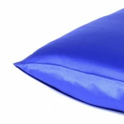 Top 10 🔔 Amelia Royal Blue Solid Color Satin King Pillowcases (Set of 2) by HomeRoots ✔️ -Allied Home Shop homeroots pillowcases 2000387851 44 1000