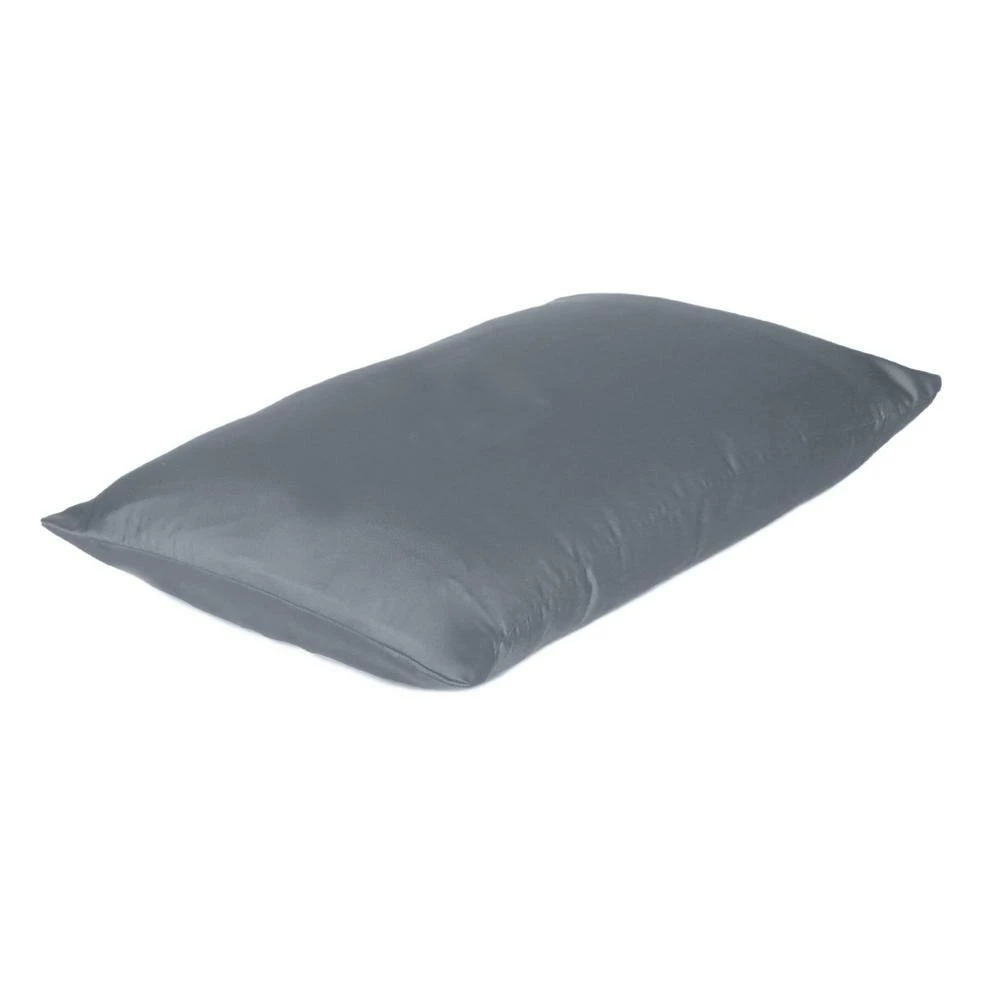 Promo ⌛ Amelia Dark Gray Solid Color Satin King Pillowcases (Set of 2) by HomeRoots 😍 6 Promo ⌛ Amelia Dark Gray Solid Color Satin King Pillowcases (Set of 2) by HomeRoots 😍 - Image 4