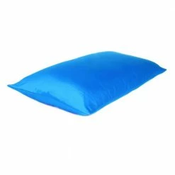 Promo 😉 Amelia Blue Solid Color Satin Standard Pillowcases (Set of 2) by HomeRoots 😀 -Allied Home Shop homeroots pillowcases 2000387857 1f 1000
