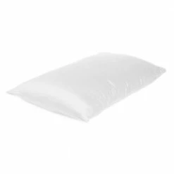 Hot Sale 💯 Amelia White Solid Color Satin Standard Pillowcases (Set of 2) by HomeRoots 🥰 -Allied Home Shop homeroots pillowcases 2000387858 1f 1000