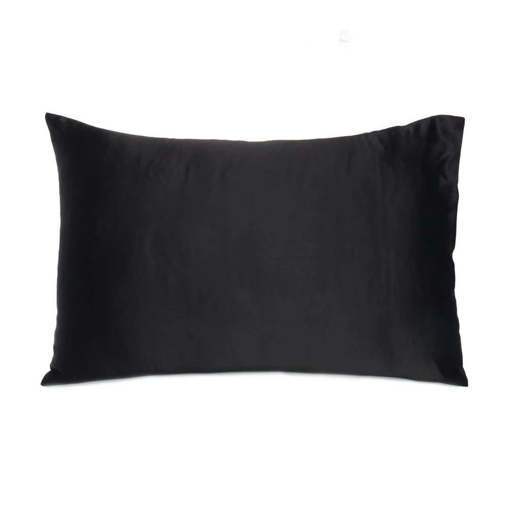 Best Pirce π Amelia Black Solid Color Satin Standard Pillowcases (Set of 2) by HomeRoots β 5 Best Pirce π Amelia Black Solid Color Satin Standard Pillowcases (Set of 2) by HomeRoots β - Image 3