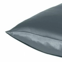 Deals 😀 Amelia Gray Solid Color Satin Standard Pillowcases (Set of 2) by HomeRoots 🤩 -Allied Home Shop homeroots pillowcases 2000387861 44 1000