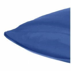 Wholesale 🎁 Amelia Navy Blue Solid Color Satin Standard Pillowcases (Set of 2) by HomeRoots 😍 -Allied Home Shop homeroots pillowcases 2000387871 44 1000