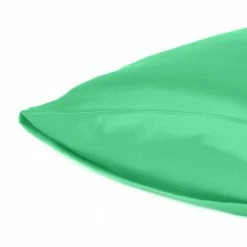 Best deal 🥰 Amelia Green Solid Color Satin Standard Pillowcases (Set of 2) by HomeRoots 😀 -Allied Home Shop homeroots pillowcases 2000387875 44 1000