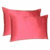 Best deal ✨ Amelia Poppy Red Solid Color Satin Standard Pillowcases (Set of 2) by HomeRoots ✔️ -Allied Home Shop homeroots pillowcases 2000387877 64 1000