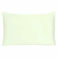Buy 🌟 Amelia Ivory Solid Color Satin Standard Pillowcases (Set of 2) by HomeRoots 👏 -Allied Home Shop homeroots pillowcases 2000387882 4f 1000