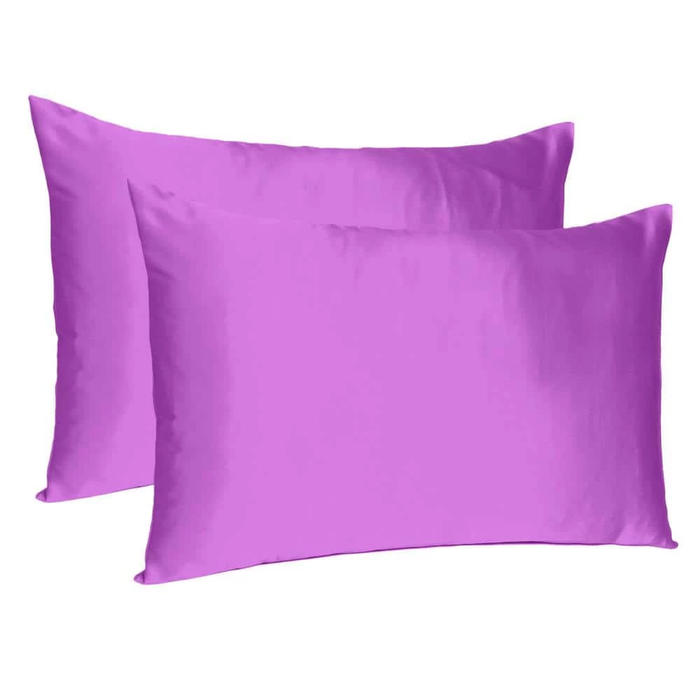 Best reviews of π Amelia Purple Merlot Solid Color Satin Standard Pillowcases (Set of 2) by HomeRoots π 3 Best reviews of π Amelia Purple Merlot Solid Color Satin Standard Pillowcases (Set of 2) by HomeRoots π