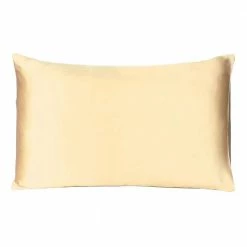 Wholesale 🌟 Amelia Pale Yellow Solid Color Satin Queen Pillowcases (Set of 2) by HomeRoots 👍 -Allied Home Shop homeroots pillowcases 2000387889 4f 1000
