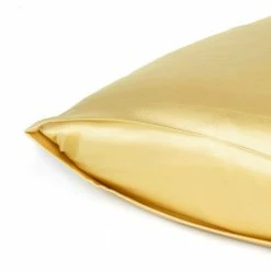 Top 10 🥰 Amelia Gold Solid Color Satin Queen Pillowcases (Set of 2) by HomeRoots 🔔 -Allied Home Shop homeroots pillowcases 2000387894 44 1000
