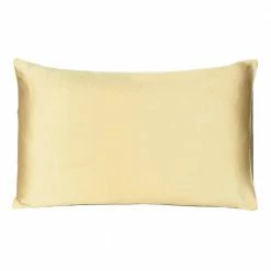 Top 10 🥰 Amelia Gold Solid Color Satin Queen Pillowcases (Set of 2) by HomeRoots 🔔 -Allied Home Shop homeroots pillowcases 2000387894 4f 1000