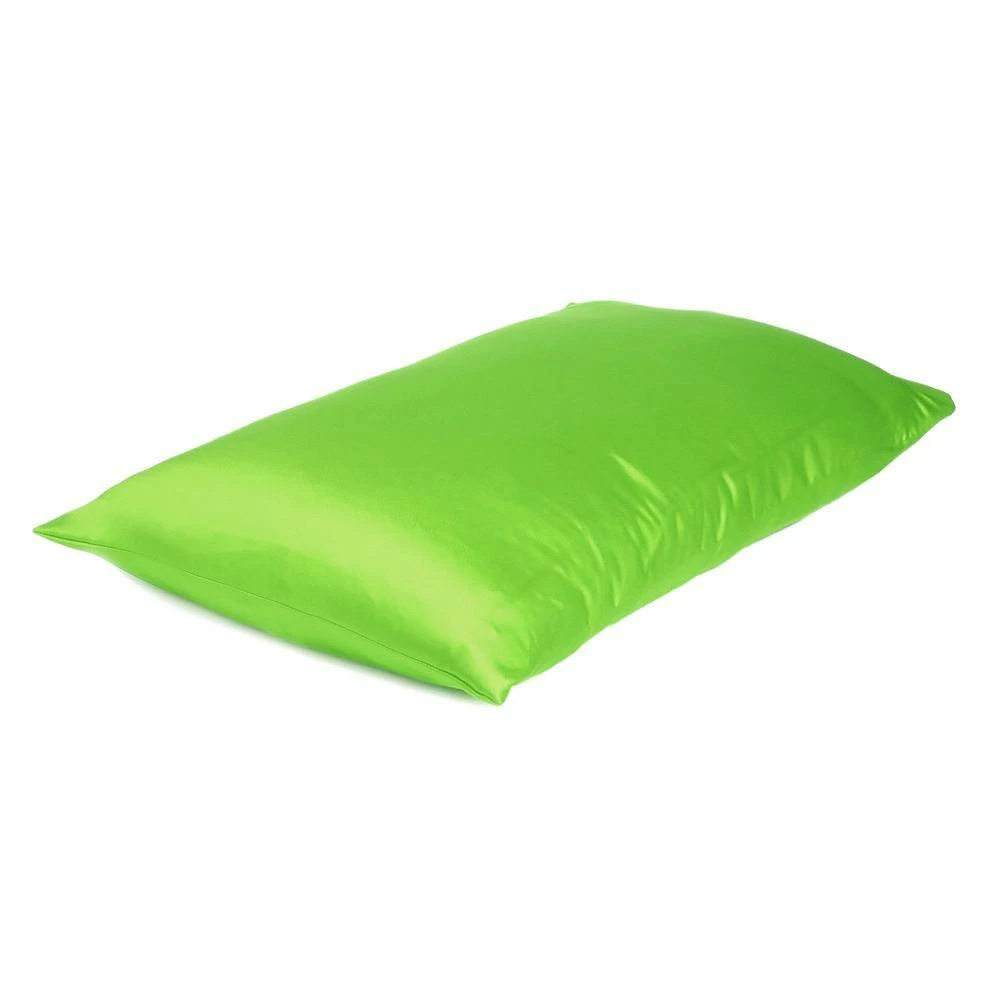 Brand new π Amelia Bright Green Solid Color Satin Queen Pillowcases (Set of 2) by HomeRoots β 6 Brand new π Amelia Bright Green Solid Color Satin Queen Pillowcases (Set of 2) by HomeRoots β - Image 4