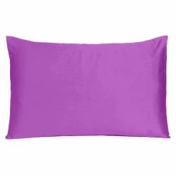 Best reviews of 😍 Amelia Purple Merlot Solid Color Satin Queen Pillowcases (Set of 2) by HomeRoots ⌛ -Allied Home Shop homeroots pillowcases 2000387912 4f 1000